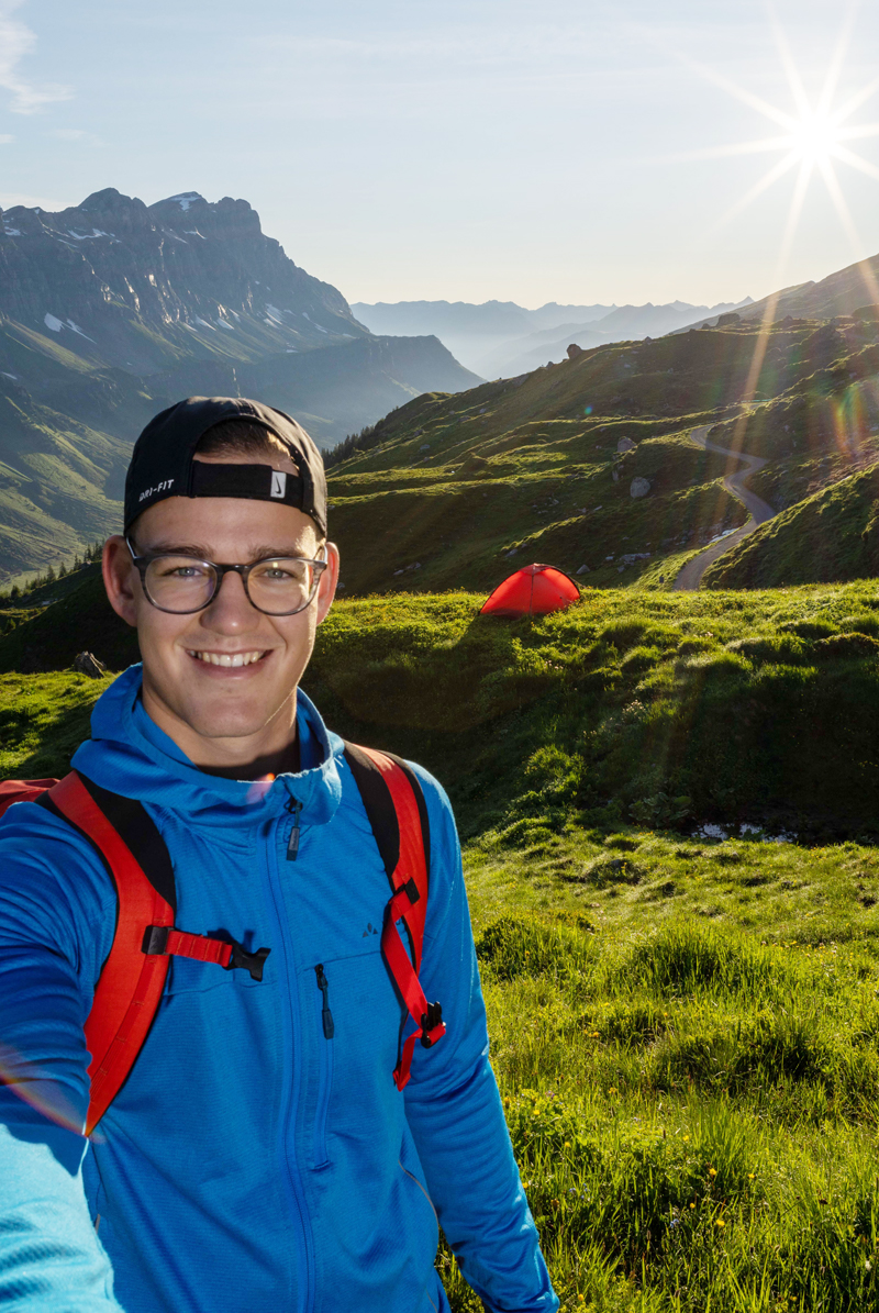 OSTWIND Botschafter Elias  19:46 Uhr Nachtlager aufgebaut