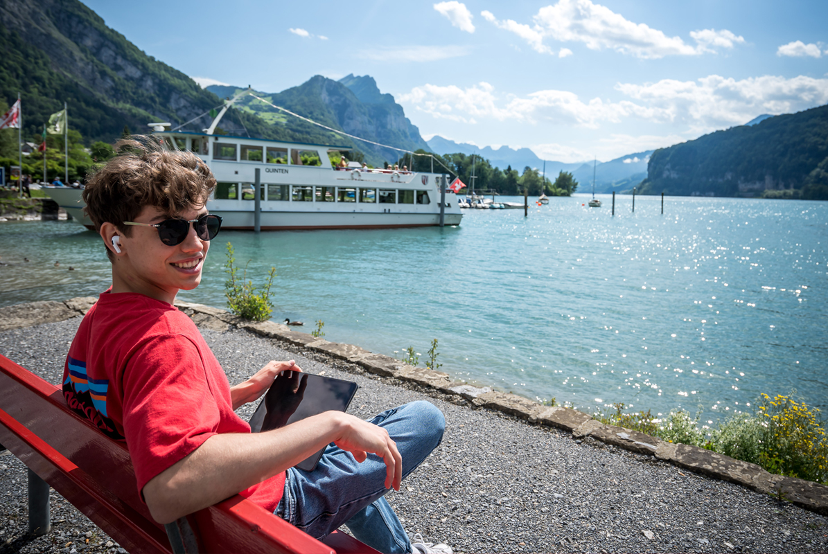 OSTWIND Botschafter Julian  15:30 Uhr chillen am Walensee